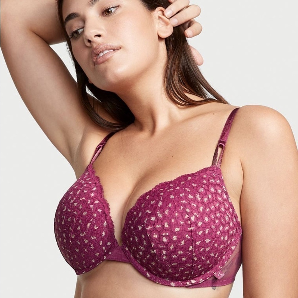 Victoria’s Secret Leopard Lace Demi Bra